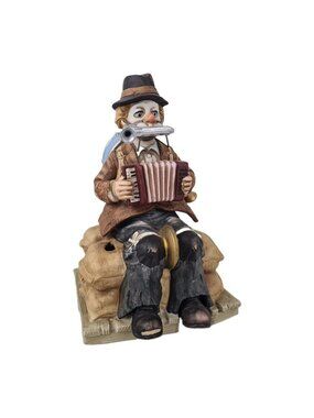 Melody in Motion Waco Willie The One Man Hobo Clown Fig Mechanism Vintage W14